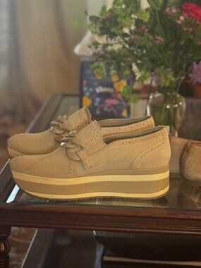 Dolce Vita | JHENEE | Neutral Platform Loafers | Size 7.5